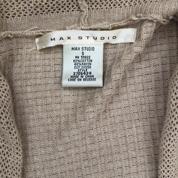 Max Studio cardigan open front long sleeve Size Small - Picture 12 of 16